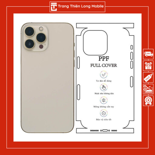 Miếng Dán PPF Nhám Full Viền Và Mặt Sau Dành Cho iPhone